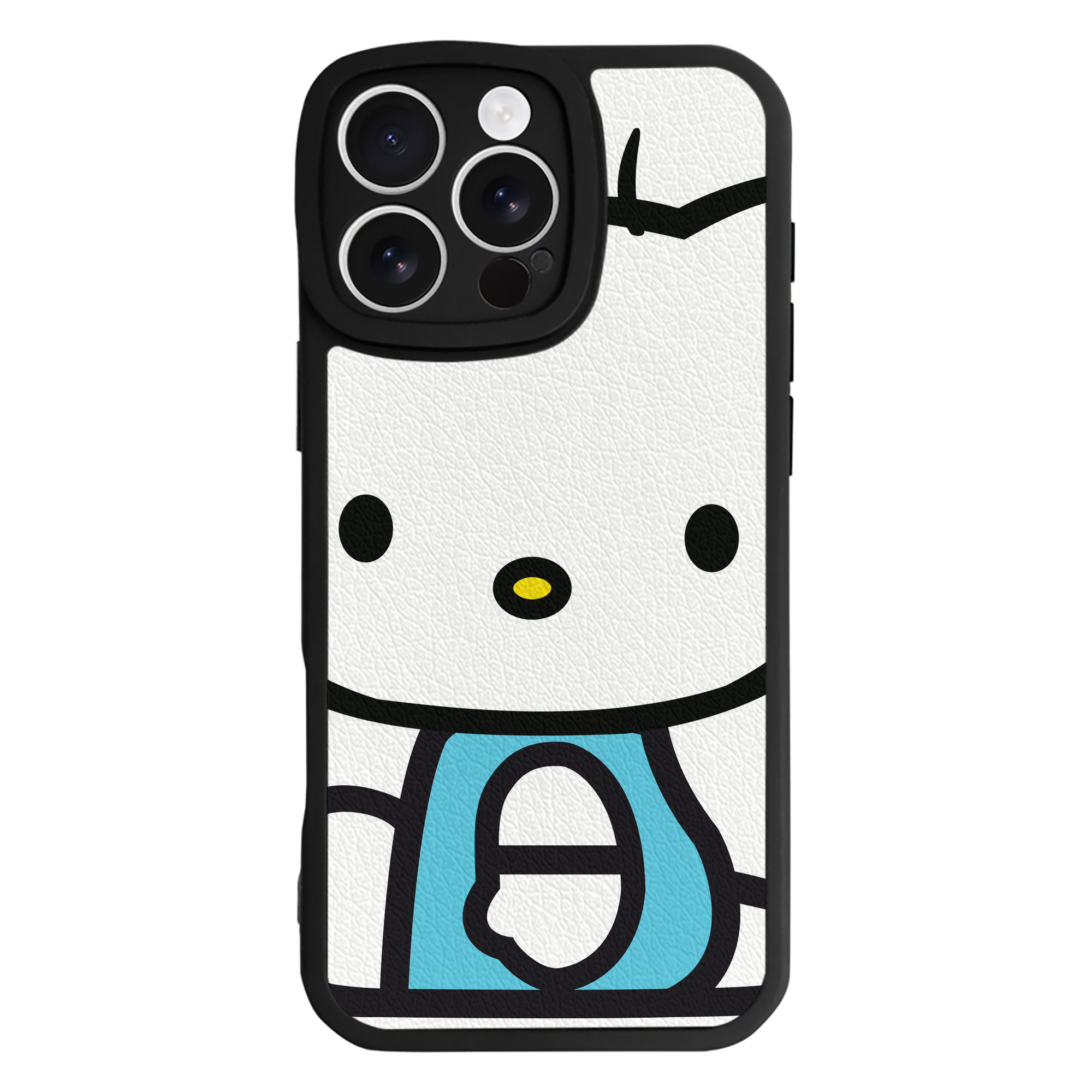 （画像用） Hello Kitty ハローキティ 【iPhone 16シリーズ対応】シリコンスマホケース（レザー調） 材質：シリコン